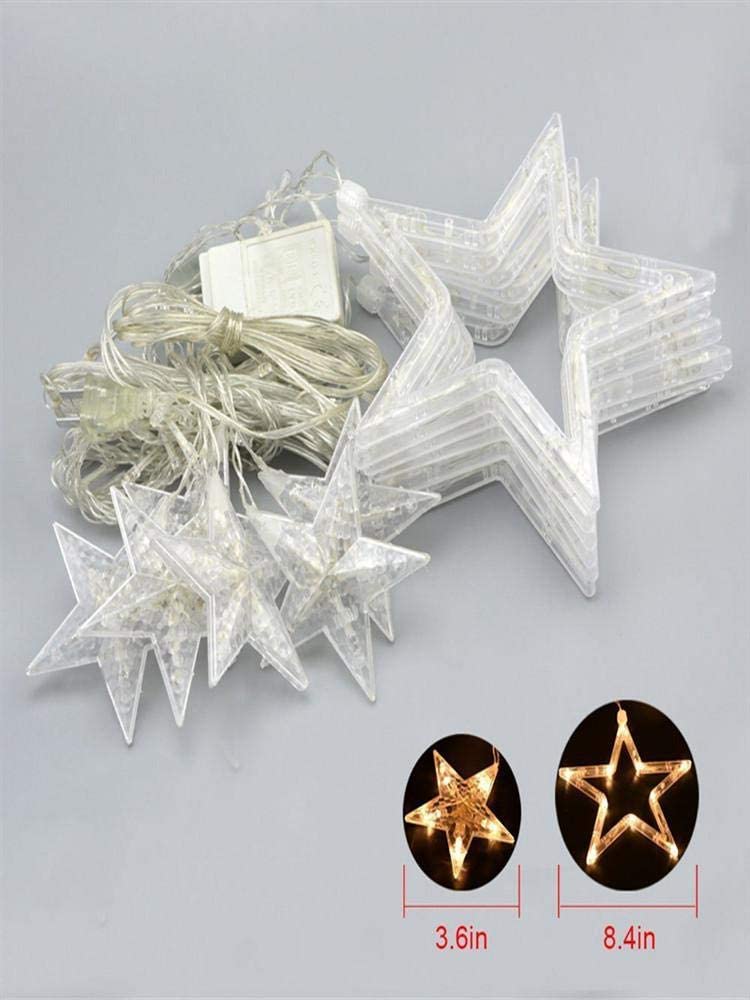 12pc Yellow 2.5 Meter Hanging Star Xmas Lights in Dar Tanzania