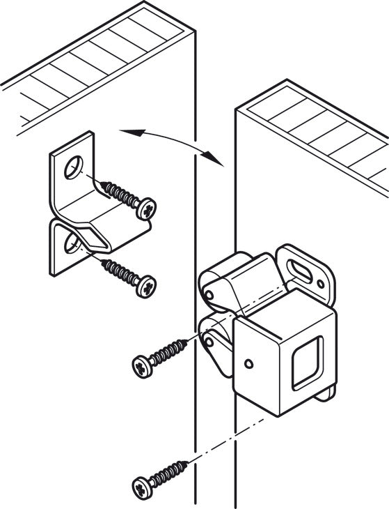 HAFELE Twin Roller Catch | Cabinet catches in Dar Tanzania