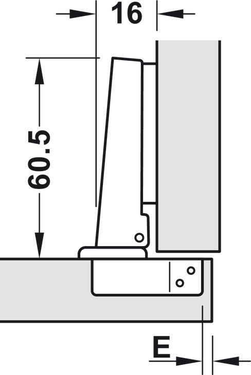 HAFELE Overlay Hinges With Mounting Plate | Hinges in Dar Tanzania