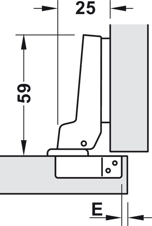 HAFELE Half Overlay Hinges 501 | Office Furniture in Dar Tanzania