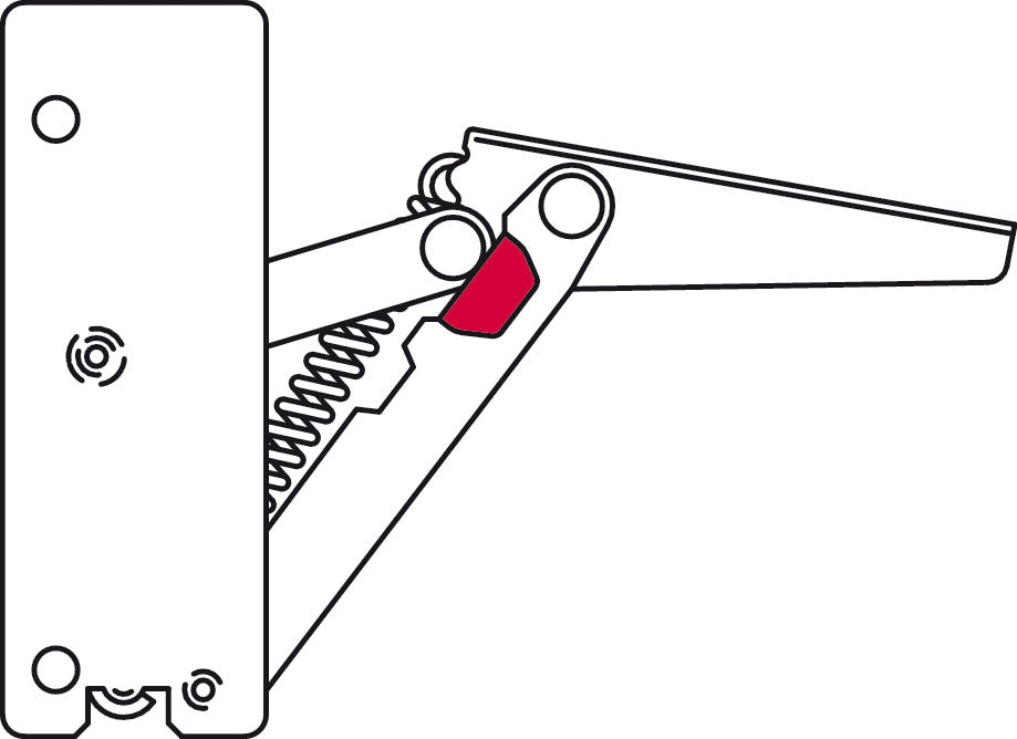 HAFELE Stay Flap Fitting 37245740 | Cabinet Stays in Dar Tanzania