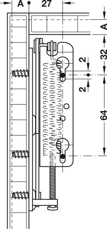 HAFELE Stay Flap Fitting 37245740 | Cabinet Stays in Dar Tanzania