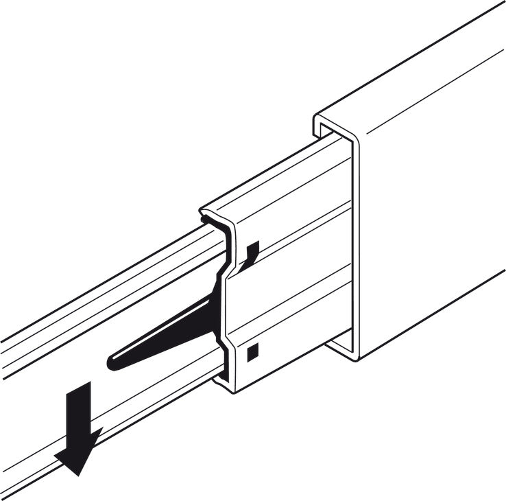 HAFELE 500mm Drawer Sliders 42050651 | Drawer sliders in Dar Tanzania