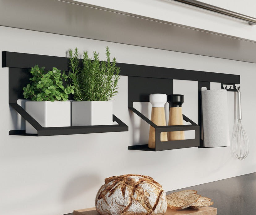 HAFELE Aluminum Kitchen Wall Rack Shelf 120cm 52299995