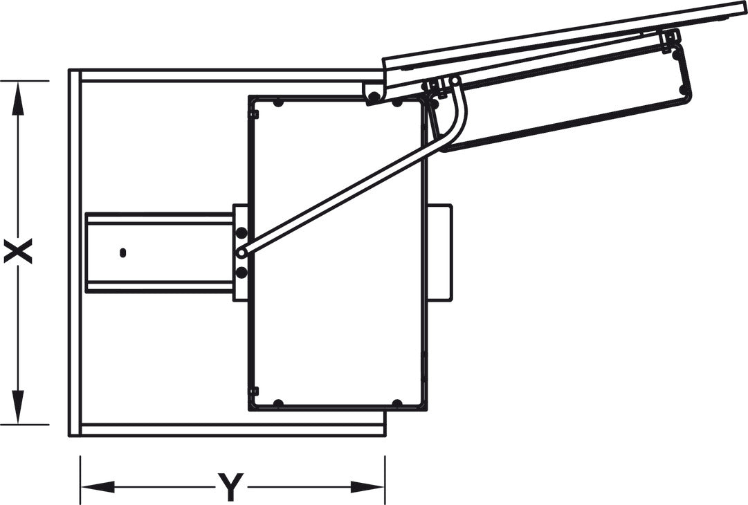 HAFELE Hinged Door Cabinet Pull Out 10 Baskets Door Shelves 54681213