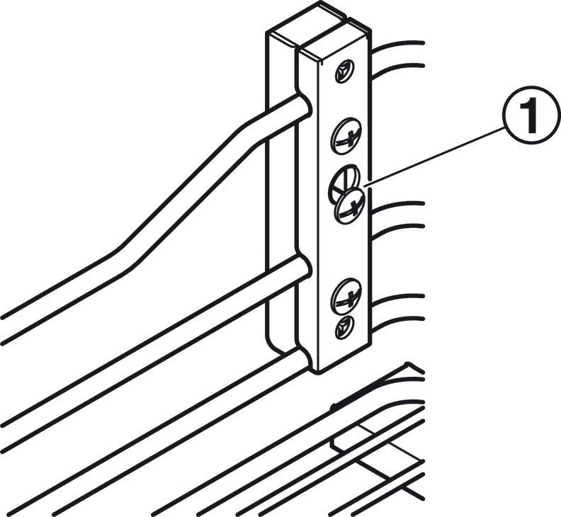 HAFELE Kitchen Cabinet Internal Pull Out Wired Basket 54906207