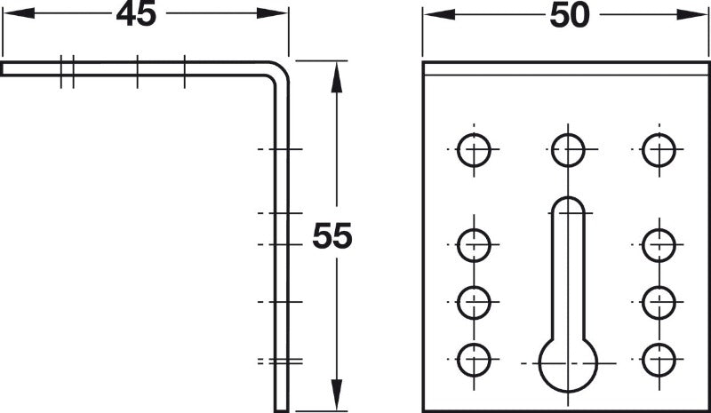HAFELE Steel Connecting Bracket | Furniture In Dar Tanzania