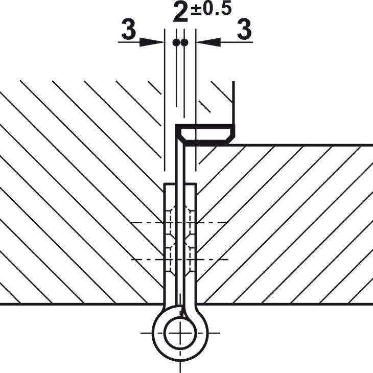 HAFELE Butt Hinge Door 120kg 92698010 | Hinges in Dar Tanzania