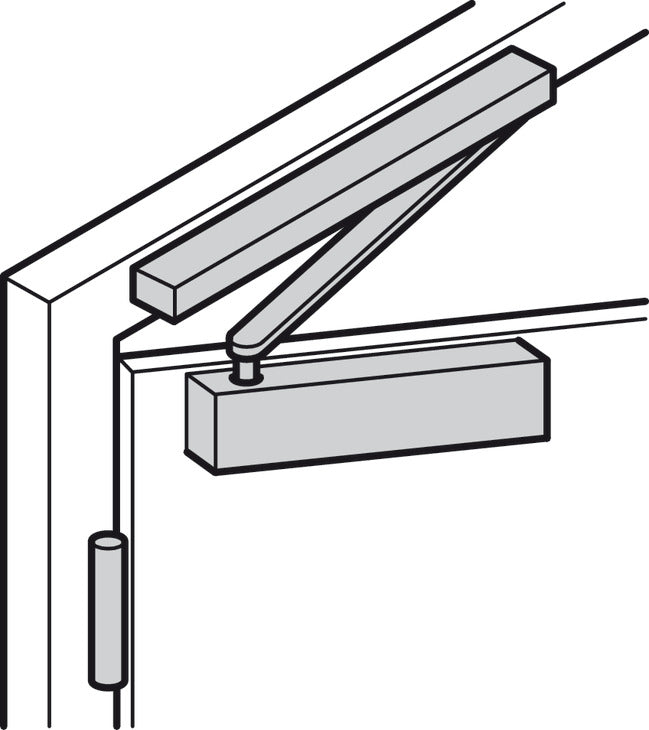 HAFELE Overhead Door Closer With Slide Rail 61 | Door closers in Dar