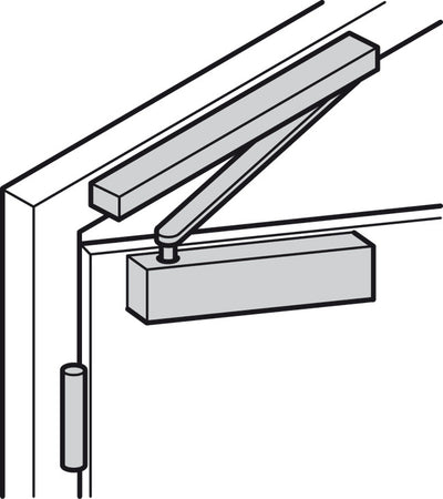 HAFELE Overhead Door Closer With Slide Rail 61 | Door closers in Dar