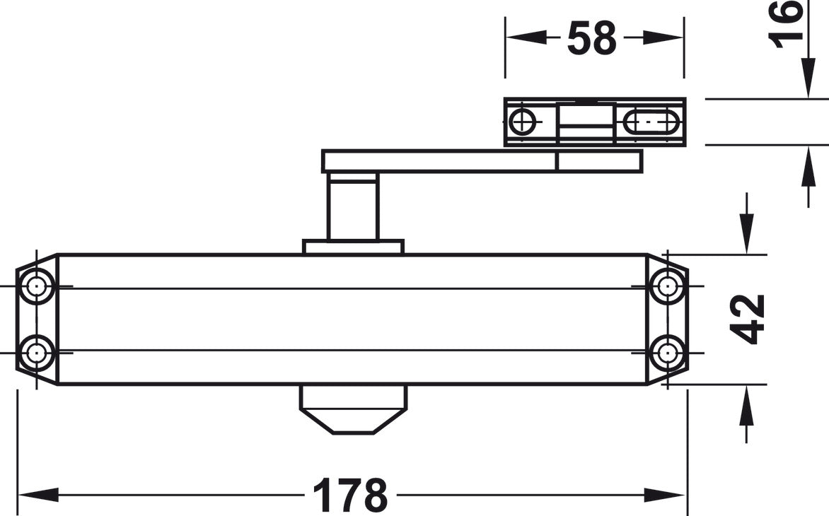HAFELE Overhead Door Closer 93184649 | Door closers in Dar Tanzania
