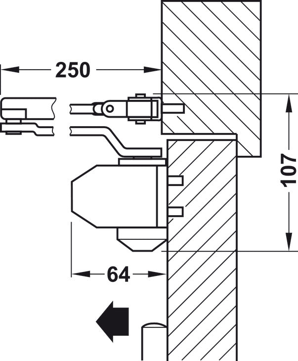 HAFELE Overhead Door Closer 93184649 | Door closers in Dar Tanzania