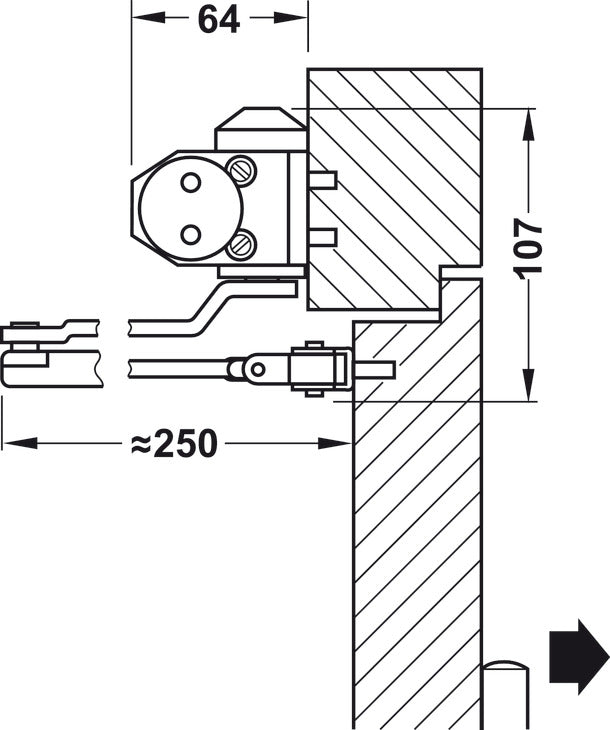 HAFELE Overhead Door Closer 93184649 | Door closers in Dar Tanzania