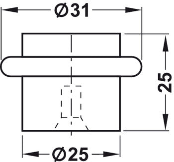 HAFELE Floor Mount Door Stop 93752060 | Door stops in Dar Tanzania