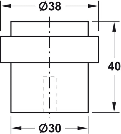 HAFELE Floor Mount Door Stop 93752080 | Door stops in Dar Tanzania
