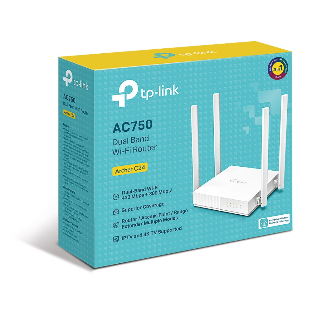 Tp-Link Archer C24 AC750 Dual Band Wi-Fi Router in Dar Tanzania
