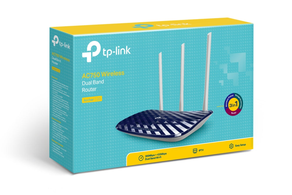 Tp-Link Archer C20 AC750 Wireless Dual Band Router in Dar Tanzania