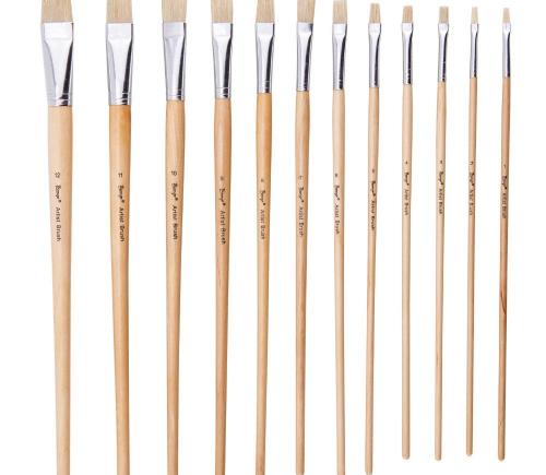 Watercolor Brushes 12pc Set With Palette | Paint Brushes in Dar