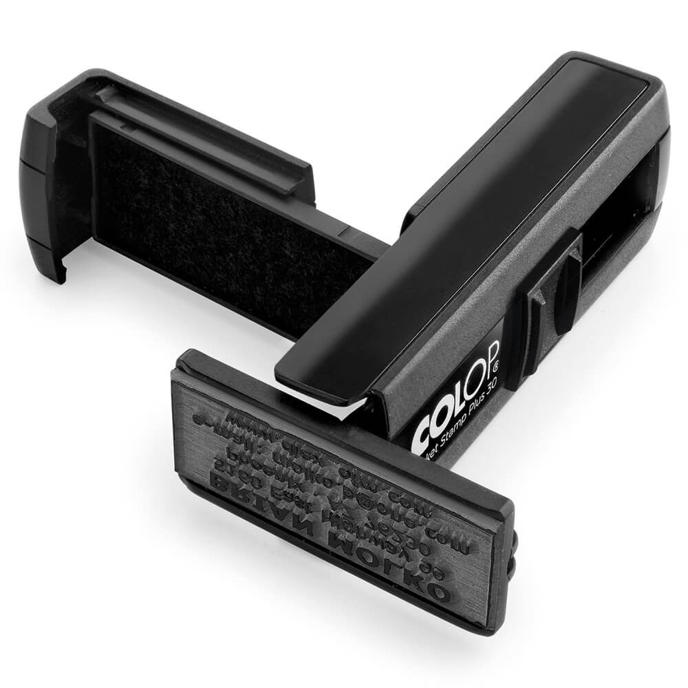 COLOP Self-inking pocket stamp plus 30 | Rubber Stamps in Dar