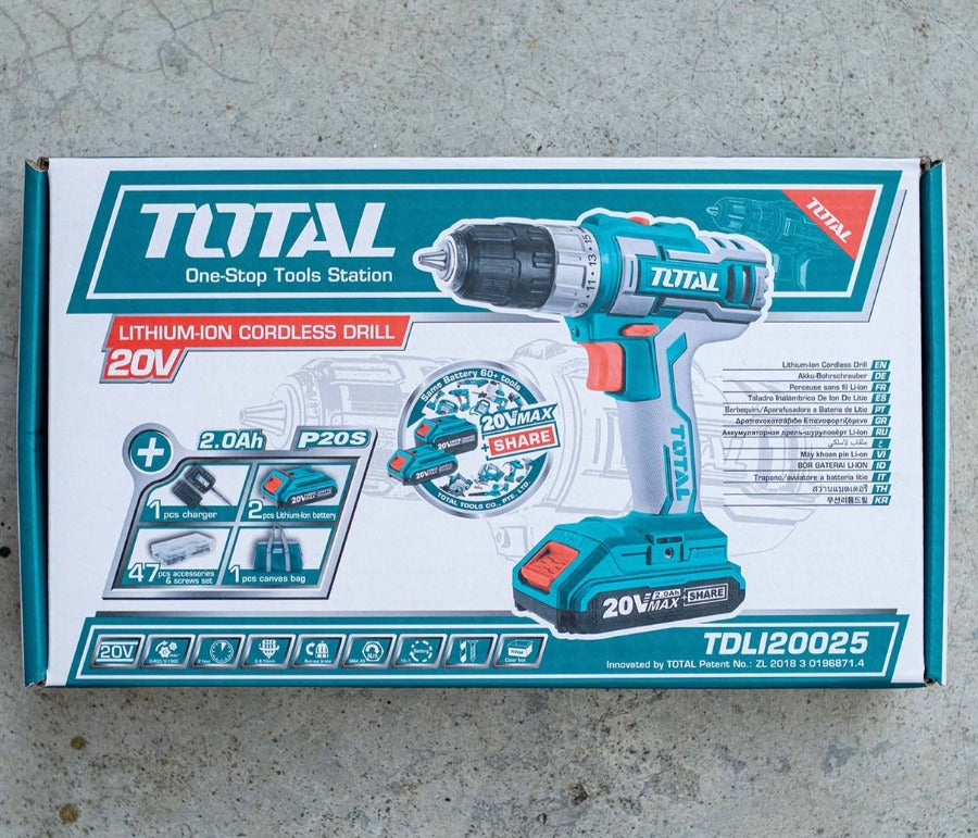 TOTAL 20v Cordless Drill 45nm TDLI20025 | Power Drills in Dar Tanzania