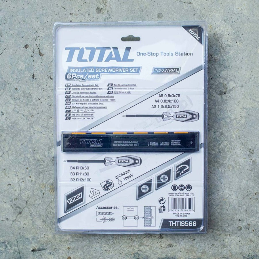 TOTAL 6pc Insulated Screwdriver Set 566 | Screwdrivers in Dar Tanzania
