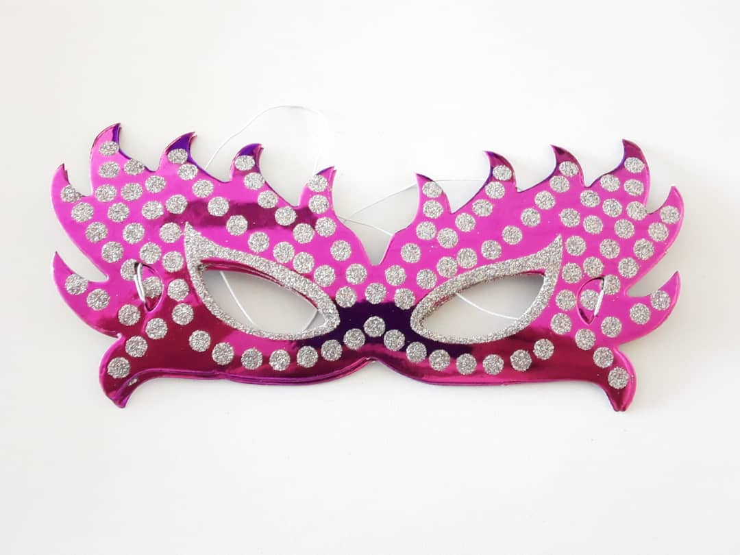 Eye Masks Shiny With Glitter Dots | Party Masks in Dar Tanzania