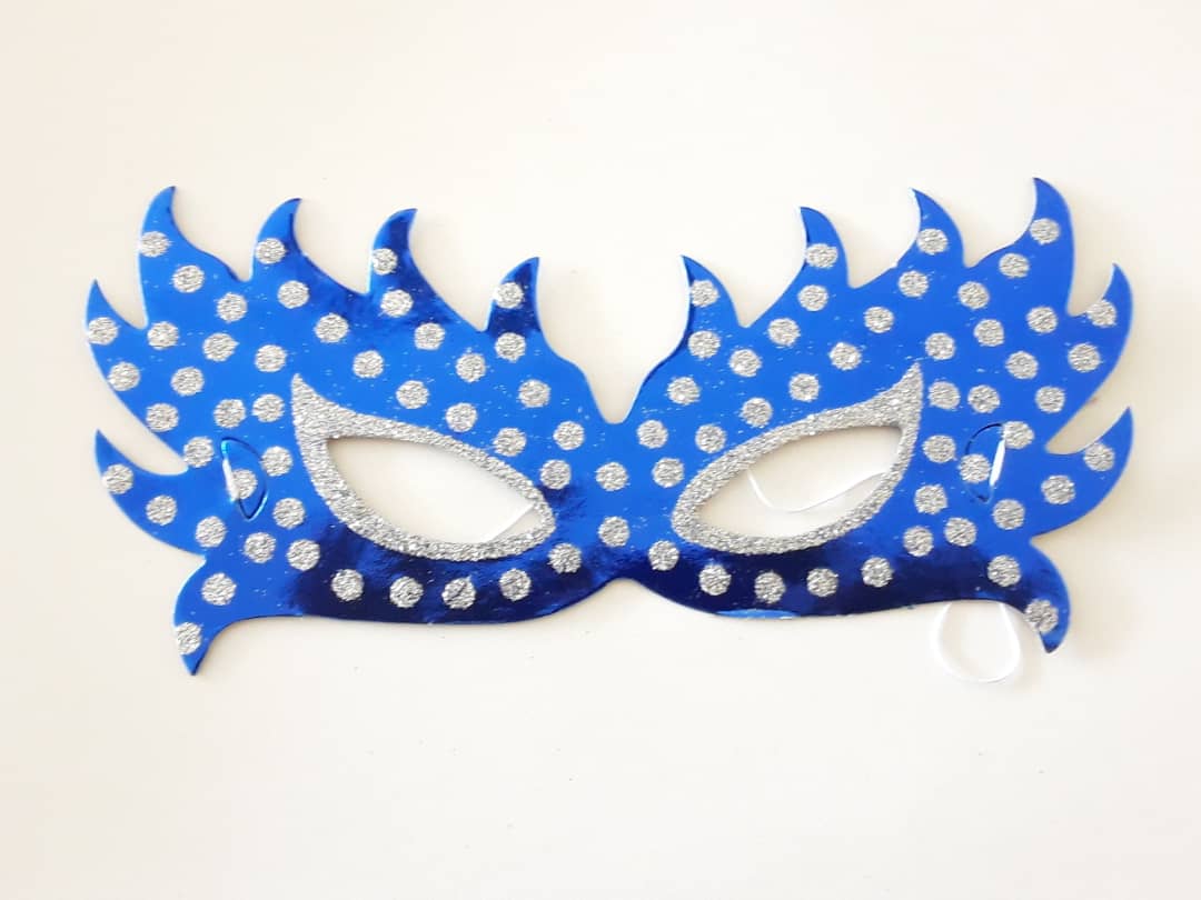 Eye Masks Shiny With Glitter Dots | Party Masks in Dar Tanzania