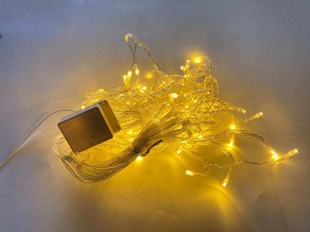 Yellow 300x60cm Small Dropping LED Lights | Xmas lights in Dar