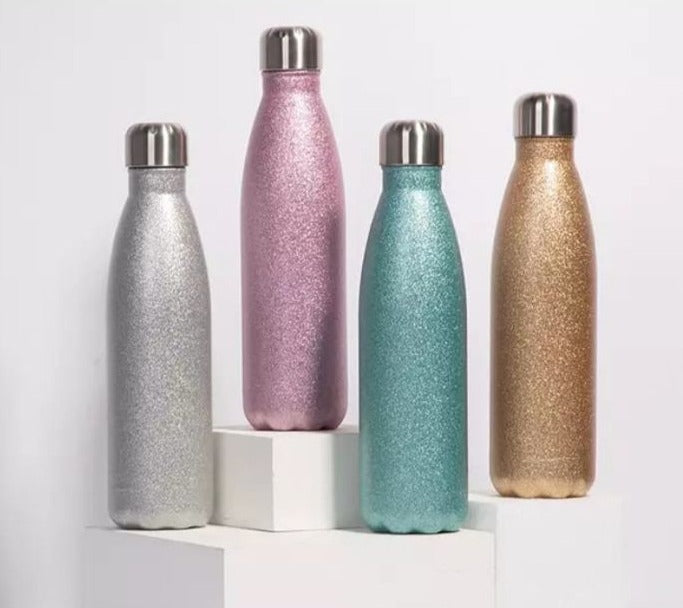 Personalized Glitter Water Bottle | Customized Bottles in Dar Tanzania