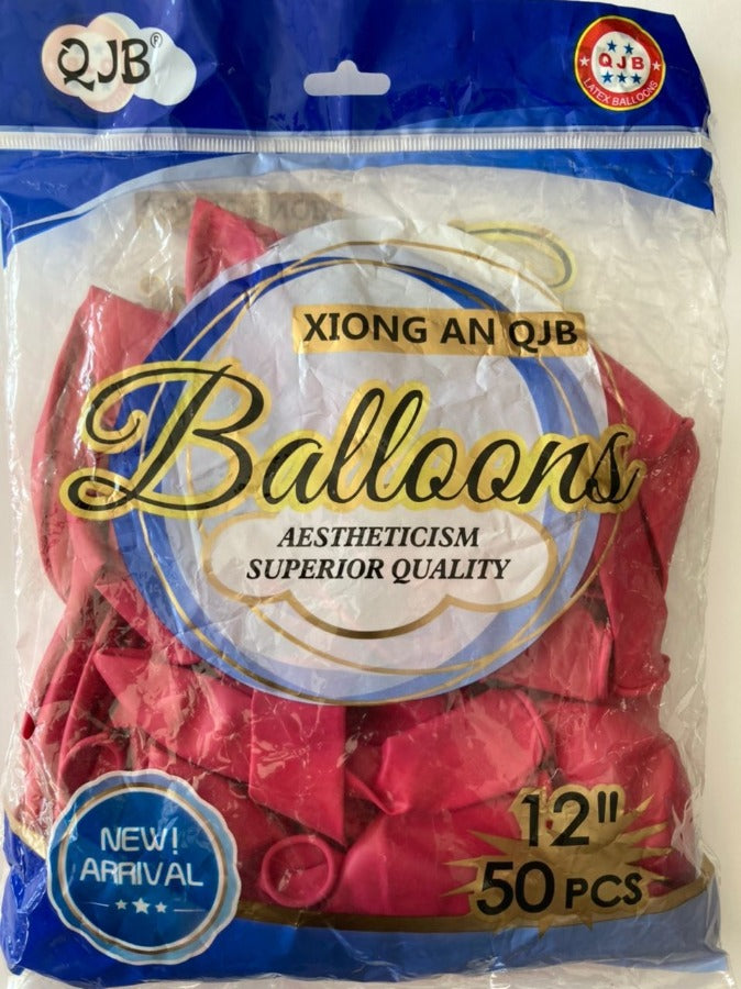12 inch Hot Pink Balloons 50pc pack | Party Balloons in Dar Tanzania