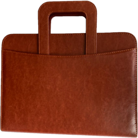A4 PU Brown Executive Folder With Handle | Folders in Dar Tanzania