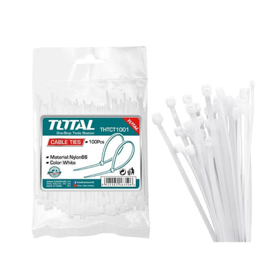 TOTAL Cable Ties 100mm x 2.5mm, 100pcs | Cable ties in Dar Tanzania