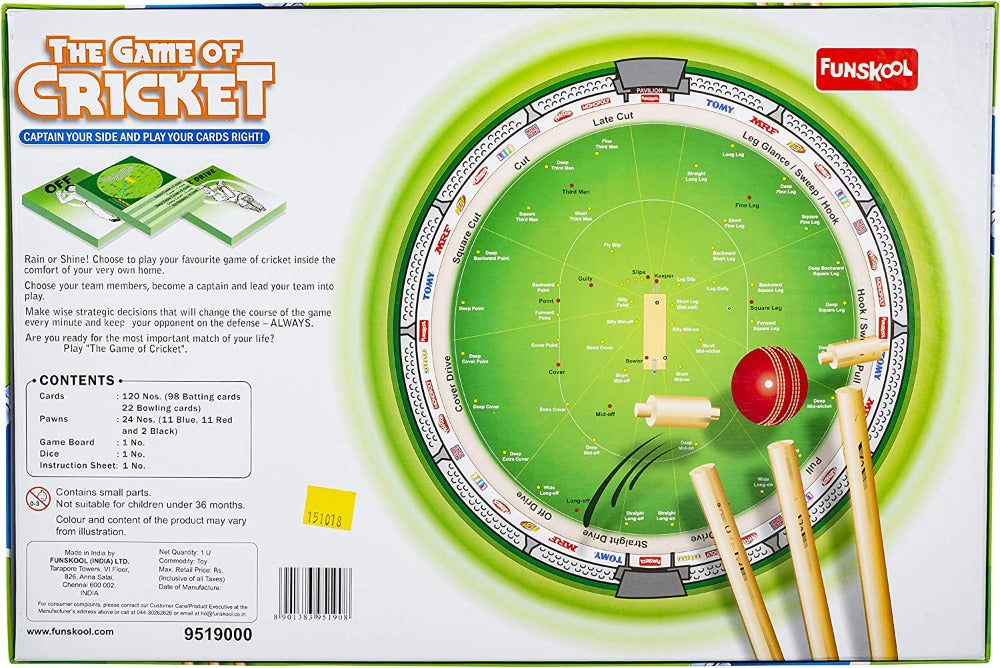 FUNSKOOL The Game of Cricket Board game | Board Games in Dar Tanzania