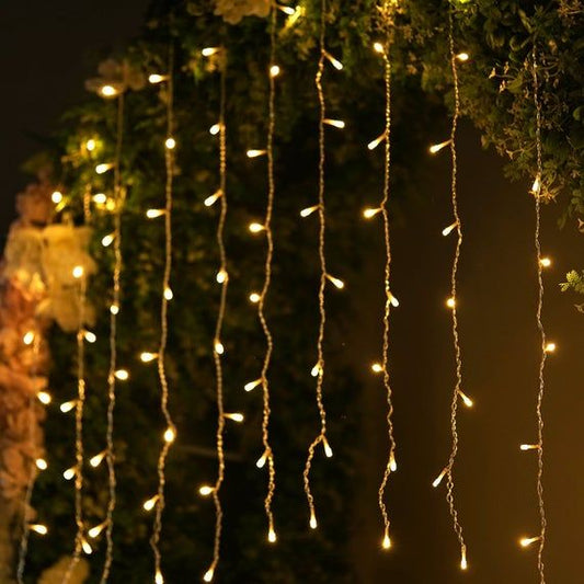 Yellow 300x60cm Small Dropping LED Lights | Xmas lights in Dar