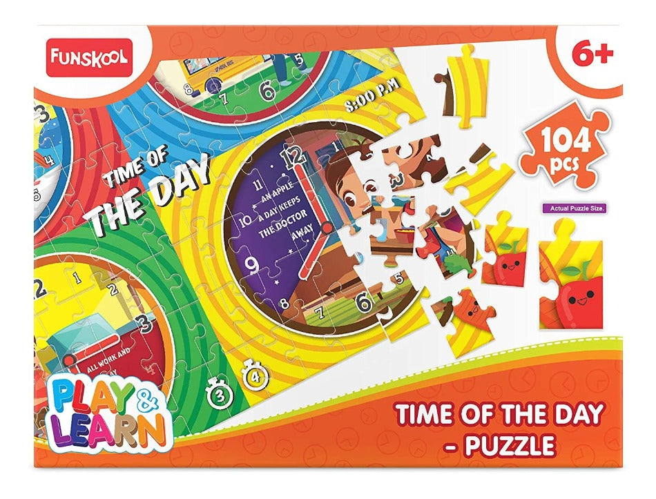 FUNSKOOL Learn Everyday Time 104pc Puzzle | Puzzles in Dar Tanzania