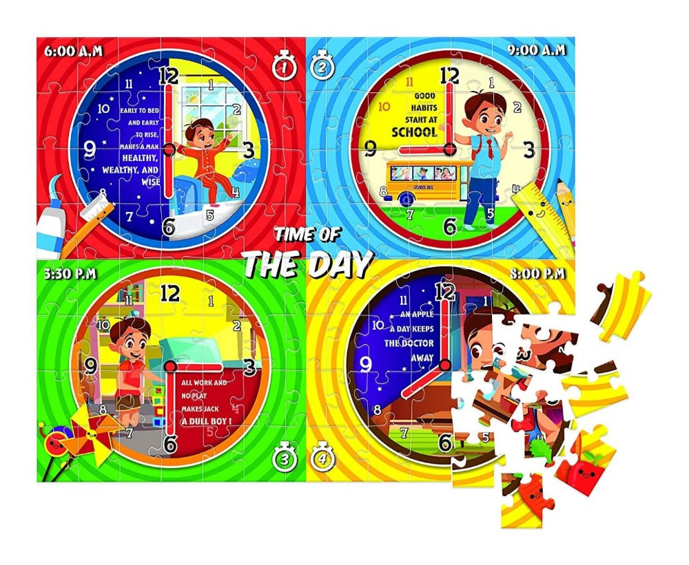 FUNSKOOL Learn Everyday Time 104pc Puzzle | Puzzles in Dar Tanzania