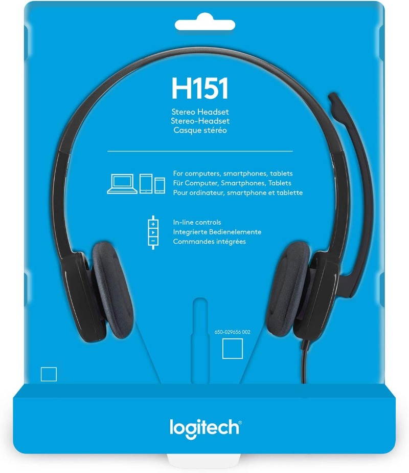 LOGITECH H151 Corded Stereo Headphone with mic in Dar Tanzania