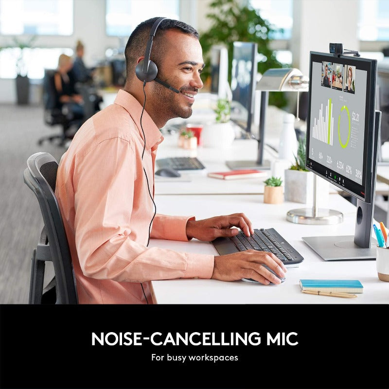Logitech H340 Wired USB Headset With Mic | Headphones in Dar Tanzania