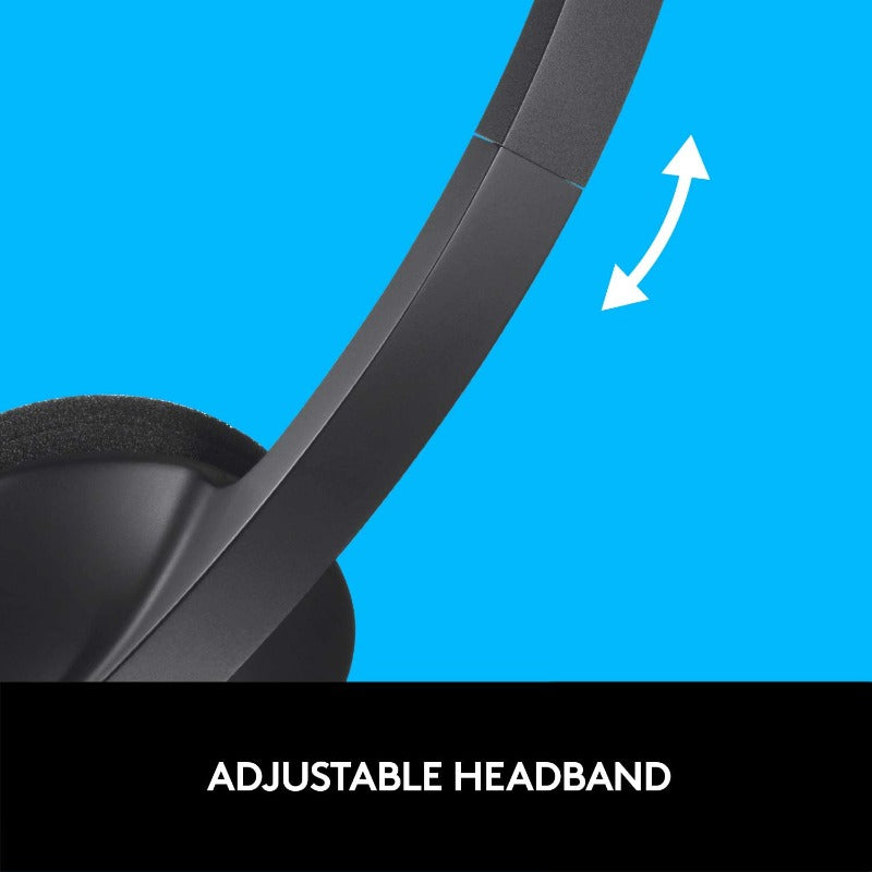 Logitech H340 Wired USB Headset With Mic | Headphones in Dar Tanzania