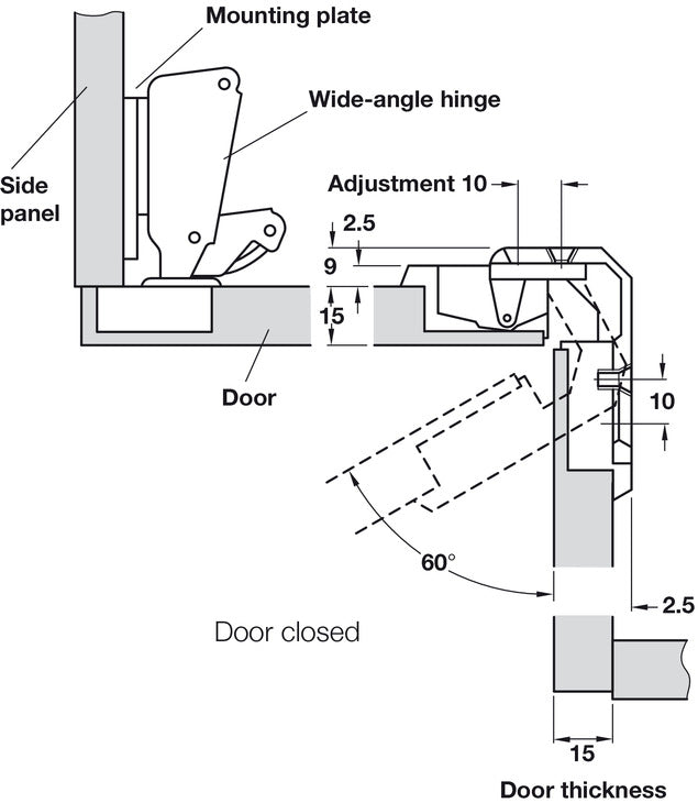HAFELE Angle Opening Folding Door Hinges | Hinges in Dar Tanzania