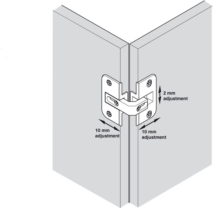 HAFELE Angle Opening Folding Door Hinges | Hinges in Dar Tanzania