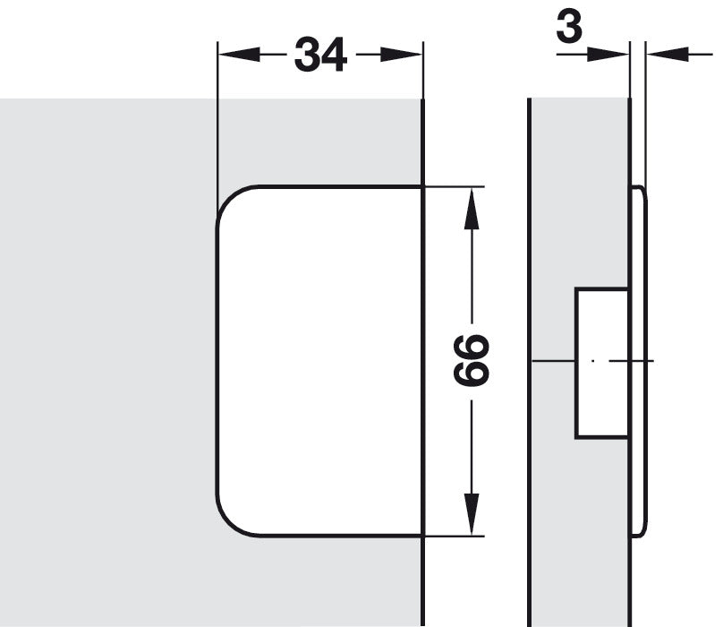 HAFELE Angle Opening Folding Door Hinges | Hinges in Dar Tanzania