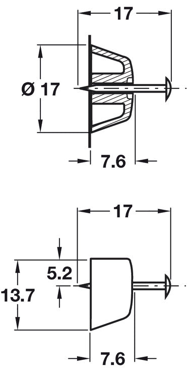 HAFELE Plastic Steel Shelf Support | Furniture in Dar Tanzania