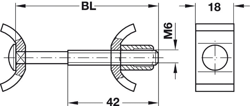 HAFELE Work Top Connector | Furniture Connectors In Dar Tanzania