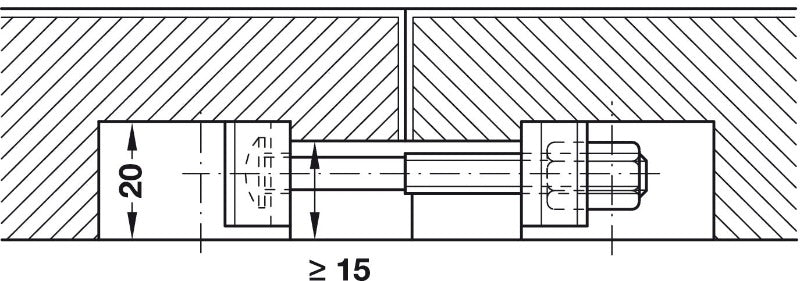HAFELE Work Top Connector | Furniture Connectors In Dar Tanzania