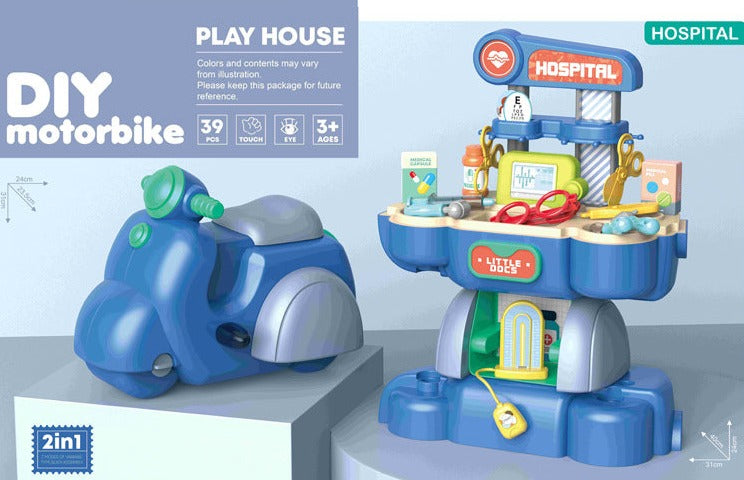 Hospital Motorbike Play House Playset | Kids Playsets in Dar Tanzania