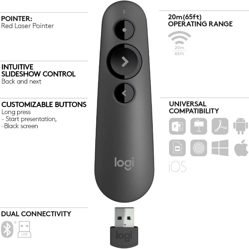 LOGITECH R500s Presentation Remote Laser Pointer in Dar Tanzania