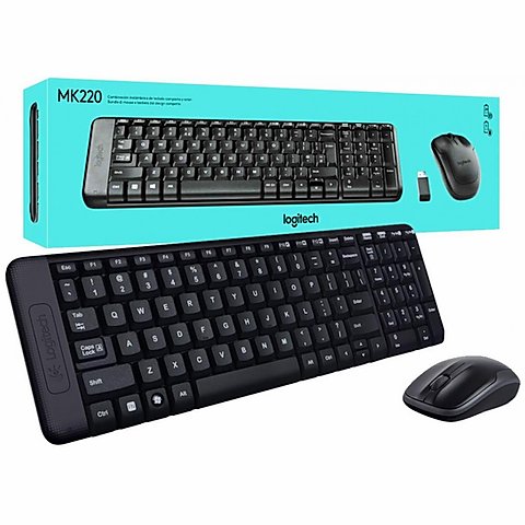 LOGITECH Wireless Keyboard and Mouse Combo mk220
