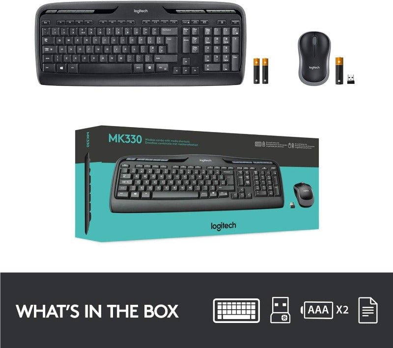 LOGITECH MK330 Wireless Keyboard & Mouse | Computer accessories in Dar