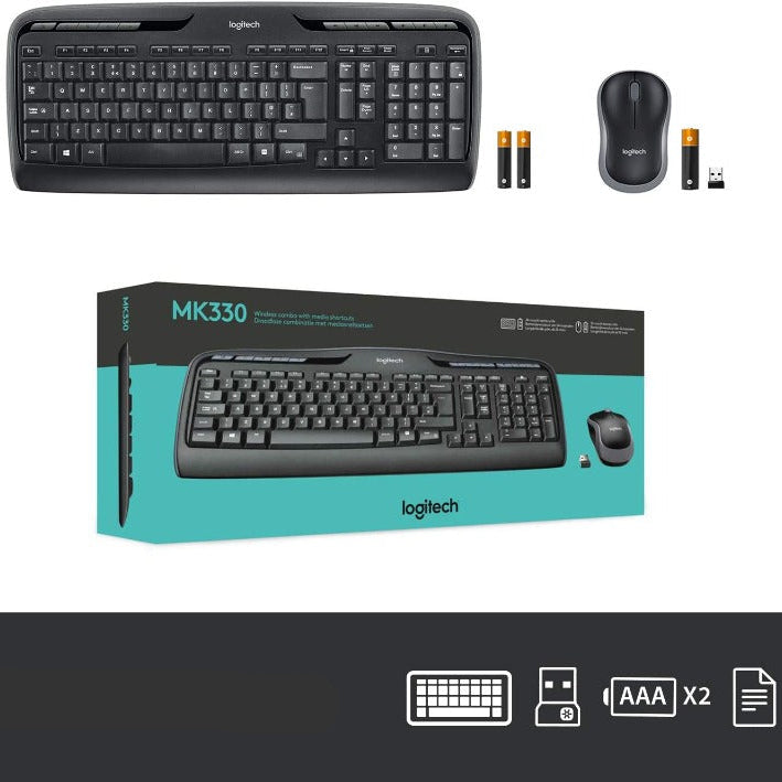 LOGITECH MK330 Wireless Keyboard & Mouse | Computer accessories in Dar